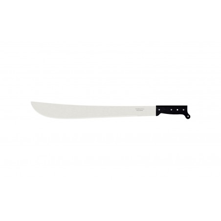 Machette lame 51 cm. Acier carbone et plastique.