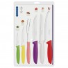 Couteaux de cuisine Plenus 6pcs. Inox et plastique.