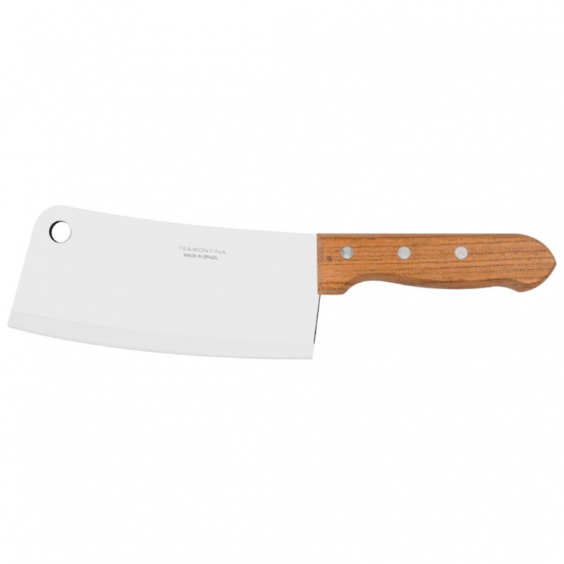 Feuille de boucher Dynamic 17cm. Inox pleine soie et bois.